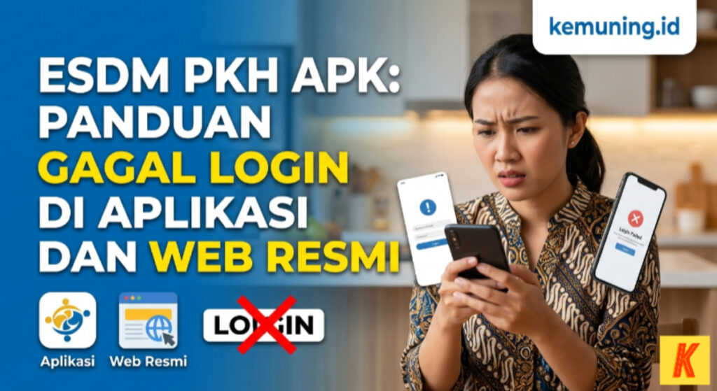 Esdm PKH Apk: Panduan Gagal Login di Aplikasi dan Web Resmi