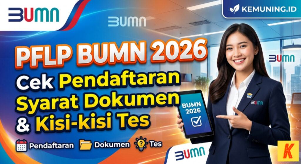 PFLP BUMN 2026: Cek Pendaftarn, Syarat Dokumen & Kisi-kisi Tes