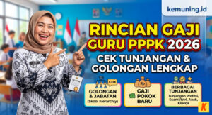 Rincian Gaji Guru PPPK 2026: Cek Tunjangan & Golongan Lengkap